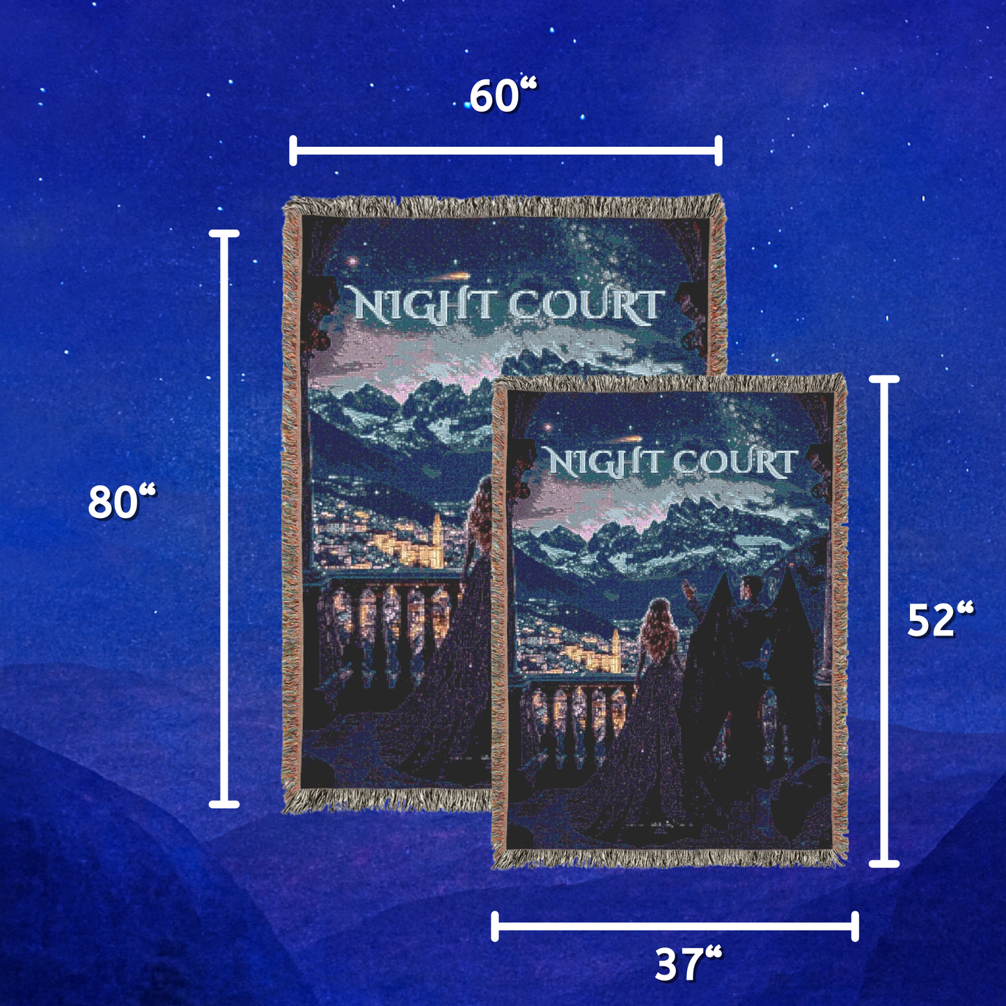 Rhysand & Feyre Blanket